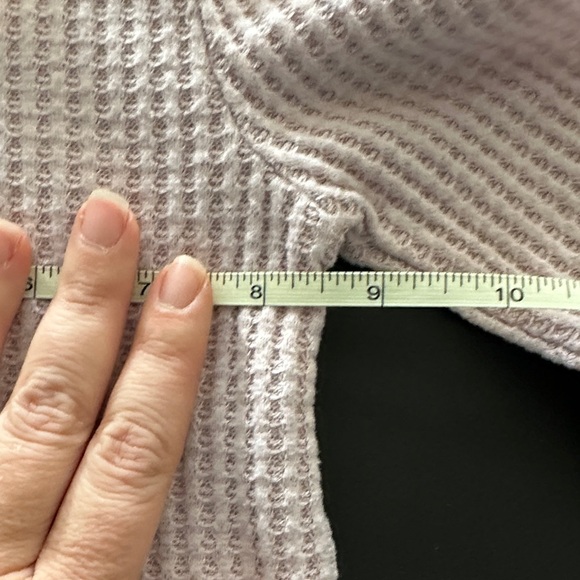 Wonder Nation Light Pink Waffle Knit Sweater - Picture 4 of 7